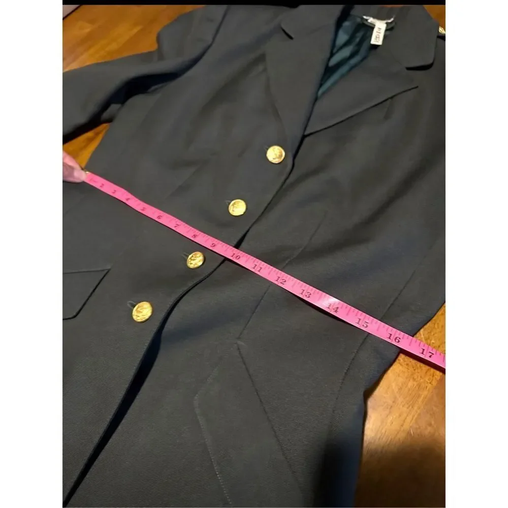 Vintage Army DC National Guard Women’s Official Blazer Jacket Size 12 Regular - Picture 11 of 12